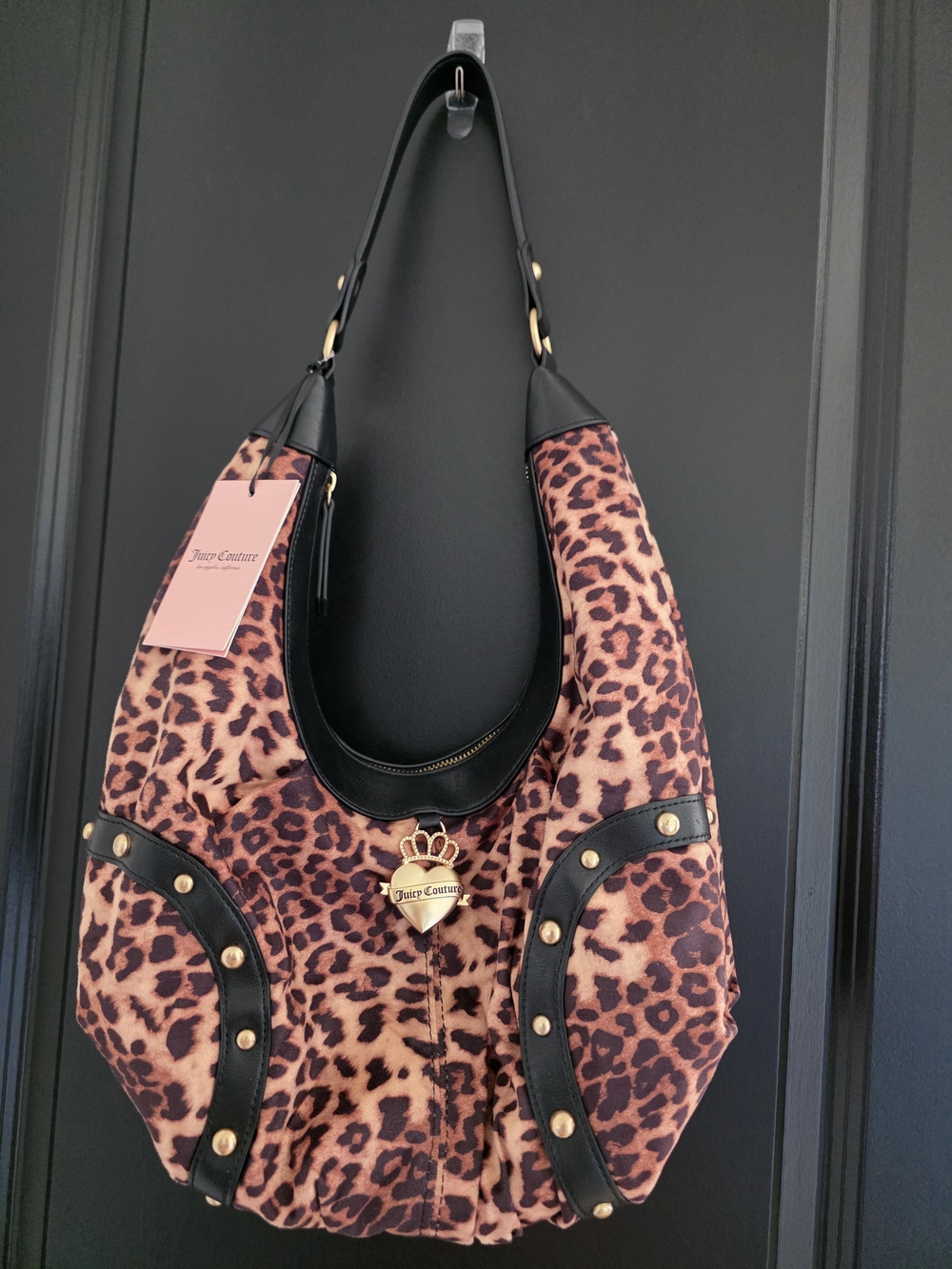 NWT Juicy Couture Retro Glam Hobo Bag - Natural